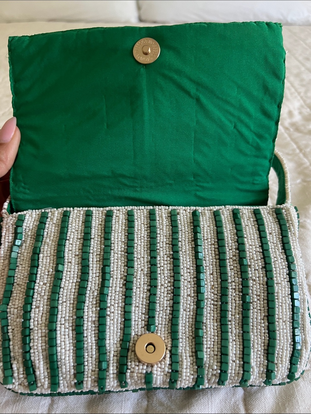 Made in India Tomato Beaded Bag - Picture 15 of 16